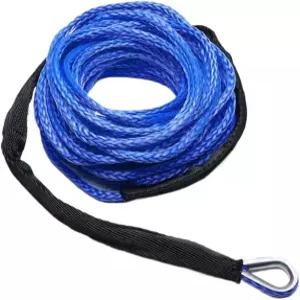 7mmx15m ATV UTV 보트와 호환되는 합성 윈치 라인 로프(7mm15m blue)