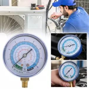 호환   에어컨 R22 R12 R134a R404A 냉매 저압 게이지 PSI KPA 블루