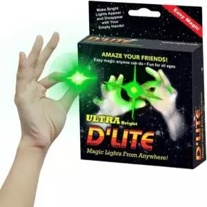 D lites Regular 그린 라이트업 매직 - 엄지손가락 세트 / 2개 오리지널 놀라운 초고휘도 빛 클로즈업 및