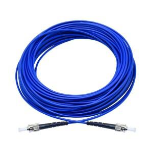 ST To 1/2/3/5M 기갑형 광섬유 패치 케이블 싱글 모드 심플렉스/듀플렉스 UPC OS2 3.0mm
