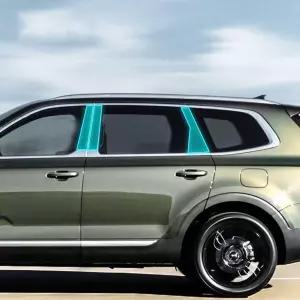 CKLS Car Exterior A/B Window Pillar Anti Scratch Accessory Transparent TPU Protection Film PPF for