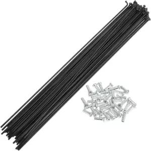 턱볼드 36 세트 14G 자전거 스포크 233mm 휠 카본 스틸 블랙