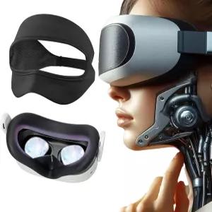 메타 퀘스트 3용 실리콘 케이스 및 VR 마스크 스웨트 가드 밴드 통기성 페이스 커버 가상 현실 액세서리