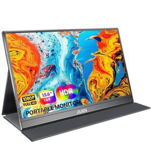 휴대용 보조모니터 15.6인치 FHD IPS HDR USB-C HDMI 스마트커버 구성 블랙