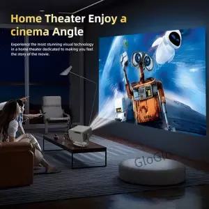 풀 오토 포커스 P20 Wifi6 4K LED 안 13.0 HD 1080P 스마트 홈시어터 빔 EU 플러그