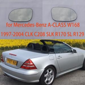 메르세데스 벤츠 호환 A-CLASS W168 1997-2004 CLK C208 R170 R129 A1708100121 용 자동 후방 가열 미러 유