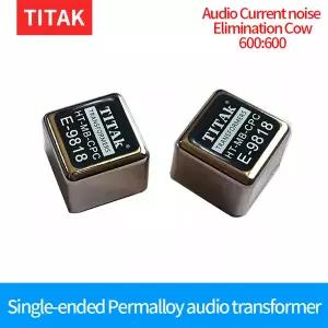 TITAK 퍼멀로이 오디오 신호 변압기 밸런스 및 언밸런스 변환 오디오 아이솔레이터 600600 20Hz-20KHz 밸런