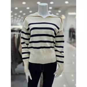 한정수량 [더아이잗] 스트라이프 세일러 칼라 풀오버 니트 IRAM1PO801 2845543