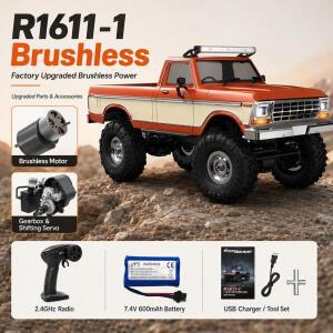 뉴 황보 신제품 R1609 2.4GHz 무선 조종 픽업트럭/지프 랭글러 1:16 풀 스케일 모델 등반 RC카