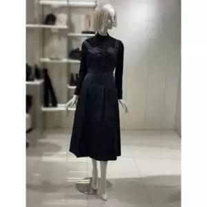 한정수량 [EGOIST] 프릴 포인트 플리츠 주름 서스펜더 롱 원피스 (EQ4WO061) 2845624