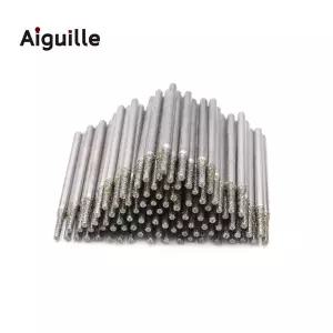 100 다이아몬드 그라인딩 포인트 다이아몬드 드릴링 비트 드릴링 비트 0.8mm-2.5mm 옥 스톤 그라인딩 버