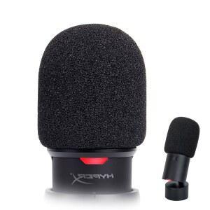 솔로캐스트용 SUNMON 마이크 팝 필터 HYPERX SOLOCAST 2용 폼 커버 | 노이즈 감소 게이밍 1팩