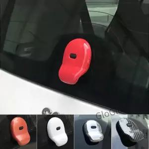 스마트 453 포투 자동차 트렁크 도어 핸들 커버 리어 윈드실드 스티커 외부 장식 스타일링 액세서리