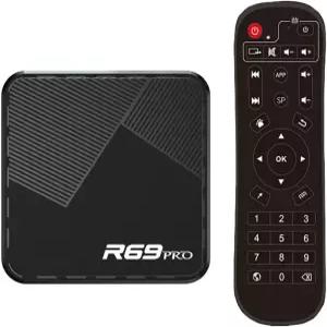R69PRO Android 14.0 TV 박스 - 4GB RAM ROM WiFi 6 8K 지원 USB 3.0 BT5.0 1000M 홈 스마트 플레이어