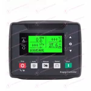 목공기계부품 HEM4100 LCD 발전기 컨트롤러 RS485 자동 시작정지 3개의 원격 스마트 제어