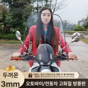 윈드스크린 범용 그늘막 방풍 튜닝용 비막이 실드 가림막