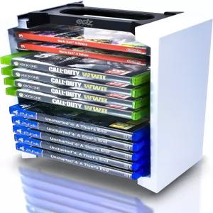게임 스토리지 타워 유니버설 비디오 12개의 또는 블루레이 저장 PS4 Xbox One Series X/S 닌텐도 스위치