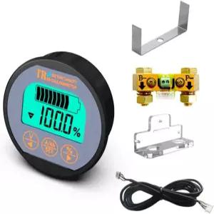 배터리 모니터 전압계 전류계 8-80V 0-100A 자동차 모터보트 카라반 RV 모터홈