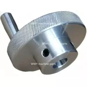 목공기계부품 CNC 롤링 플라워 슬라이드 테이블 스크류 노브 크랭크 56781012mm 회전 핸들 핸드휠에 적합