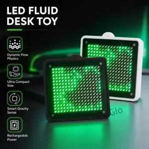 LED 유체 시뮬레이션 물 흐름 진동 발광 장 분위기 장식 선물 디지털 액세서리