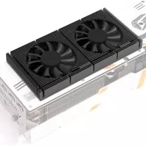 Hilitand GPU 백플레이트 라디에이터 알루미늄 합금 그래픽 카드 백플레인 히트싱크 4핀 메모리 쿨러