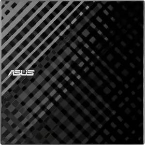 ASUS LITE 휴대용 USB 2.0 슬림 8X DVD/버너 +/- 재기록기 외장 드라이브 Mac 및 Windows 호환 블랙