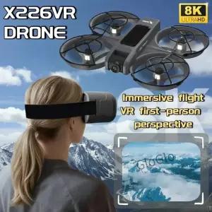 트 바이 X226 X226VR 미니 드론 4K FPV 스크린 RC 쿼드콥터 야외용 간편 제어 안전 비행 리스 모드 선물