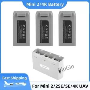 미니 2 / 2SE 4K 드론 2400mAh 비행 배터리 31분 비행시간 교체용 예비 부품 액세서리