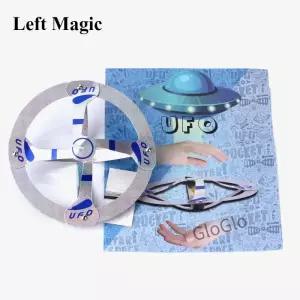 UFO 플라이 매직 트릭 미스터리 미드 에어 접시 소품 를위한 야외 선물 닫기 무대