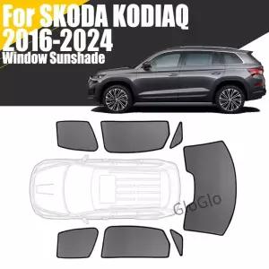 Skoda Kodiaq 용 차양막 2016 2017 2018 2019 2026 커튼 메쉬 전면 유리창