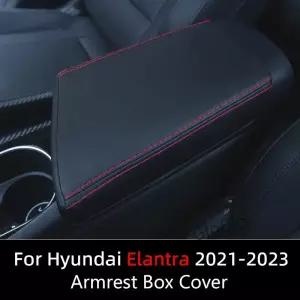 Elantra CN7 액세서리 자동차 센터 팔걸이 상자 가죽 보호 커버 장식