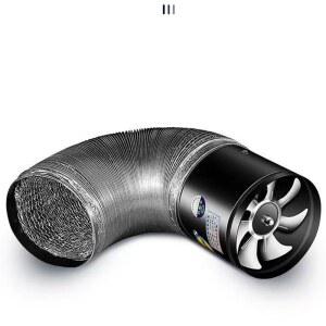 선풍기날개 양방향 주방 배기 6인치 150MM 공기 환기 파이프 금속 추출기 덕트