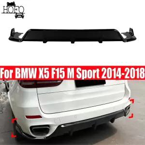 BMW X5 F15 M 스포츠 14-18 리어 범퍼 디퓨저 립 키트 호환