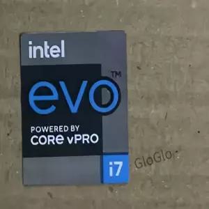 5개입 노트북 데스크탑 PC 케이스 스티커 EVO CORE I7 V 로고 데칼 비닐 자가 접착 셸 장식
