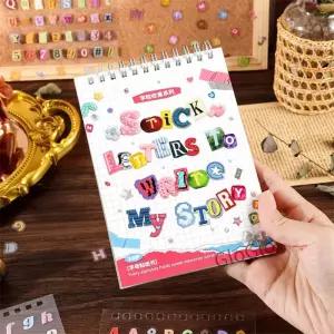 30개 캐릭터 컬렉션 시리즈 PET 레터 코일 스티커북 DIY 저널 스크랩북 다이어리 앨범 콜라주 장식