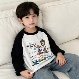 메이커 키즈 도그스트릿 남아 나그랑 긴팔 티셔츠 206262