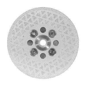 1pc M10 다이아몬드 그라인딩 휠 샤프너 도자기 타일 대리석 화강암 직경 80 100mm 각도 미소에 대한 톱