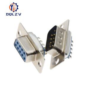 DP단자 DB9 어댑터 커넥터 코어 RS232 10PCS 소켓 직렬 홀핀 케이스 DP9 포트 콘센트 COM