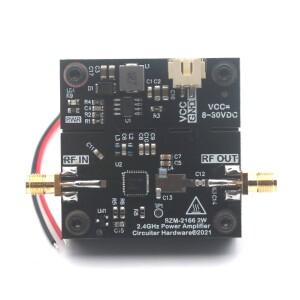 SZM2166 2.4G 2W RF 증폭기, 와이파이 송신기, 블루투스 이미지 전송 AMP, 30DB, 12V, 24V DC