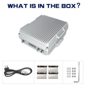 b5 850mhz 5W 90dB 고출력 2G 3G 4G 신호 증폭기 37dBm 방수 야외 셀룰러 (산악/시골용)