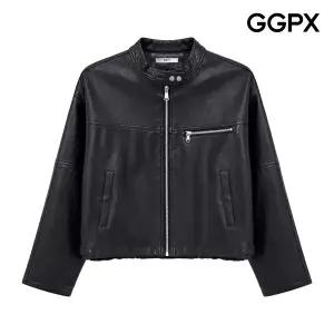 [롯데백화점]지지피엑스 차이나넥 집업 라이더 자켓 GQ8JK026F