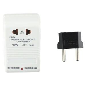 다운트랜스 승압 강압 전압 변환기 변압기 듀얼 여행용 채널 110V 220V 120V 240V 70W 어댑터