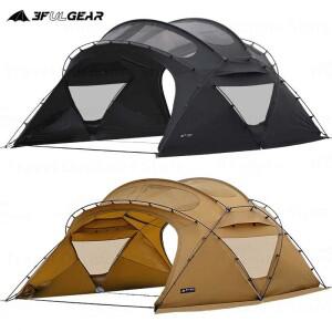 3F UL GEAR 비틀 16 캠핑 텐트 5-8인용 돔 70D 나일론 통기성 대형 터널 2.0 (야외 하이킹용)