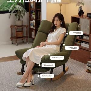 빈티지 스타일 성인용 흔들의자/리클라이너, 가정용, 발코니 또는 게으른 좌식의자/거실용으로 적합