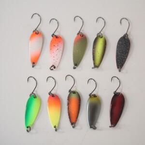 Dohna Peche Leurre SPOON 2.5g 30mm  숟가락 미끼 구리 스트림 금속 낚시 송어 Chub Salmon Pike
