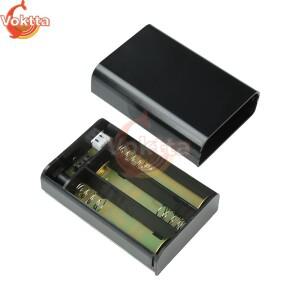 DC 12V 출력 3*18650 파워뱅크 케이스 용접 불필요 UPS 배터리 충전 박스 2.54MM 3P 인터페이스 라우터 와