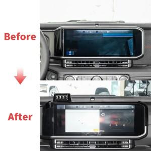 지프 랭글러 2024 용 자동차 휴대폰 거치대, GPS 브래킷, 내비게이션 스탠드, 액세서리