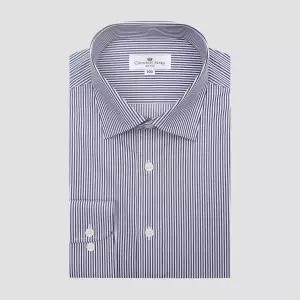 [롯데백화점]카운테스마라 노포켓 스트라이프 스판 일반핏 긴팔CDCZ3P5309N0