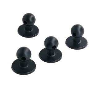 미니 접착제 휴대폰 브래킷 베이스, 자동차 내비게이션 GPS 핸드폰 거치대 범용 액세서리, 17mm 볼 헤드