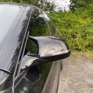 BMW 5 6 7  F10 F11 F07 F12 F13 F06 F01 F02 용 글로스 블랙 자동차 사이드 미러 커버 캡